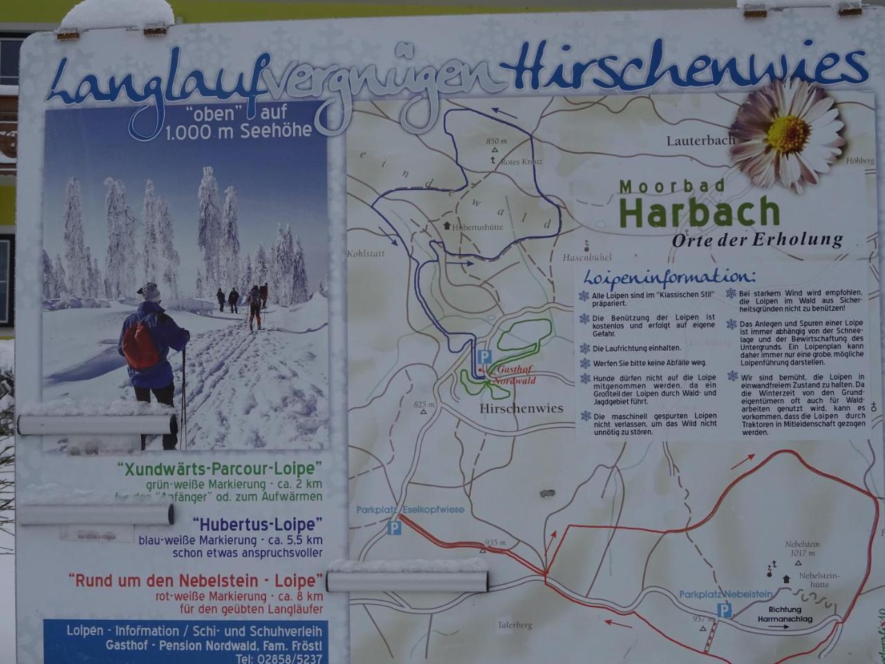 Gasthof-Pension Nordwald Harbach  Экстерьер фото